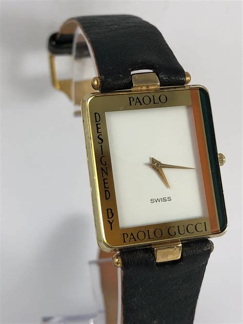 paolo gucci watch pg492ts|Paolo By Paolo Gucci Silvertone Bracelet Watch w/Dials Rare.